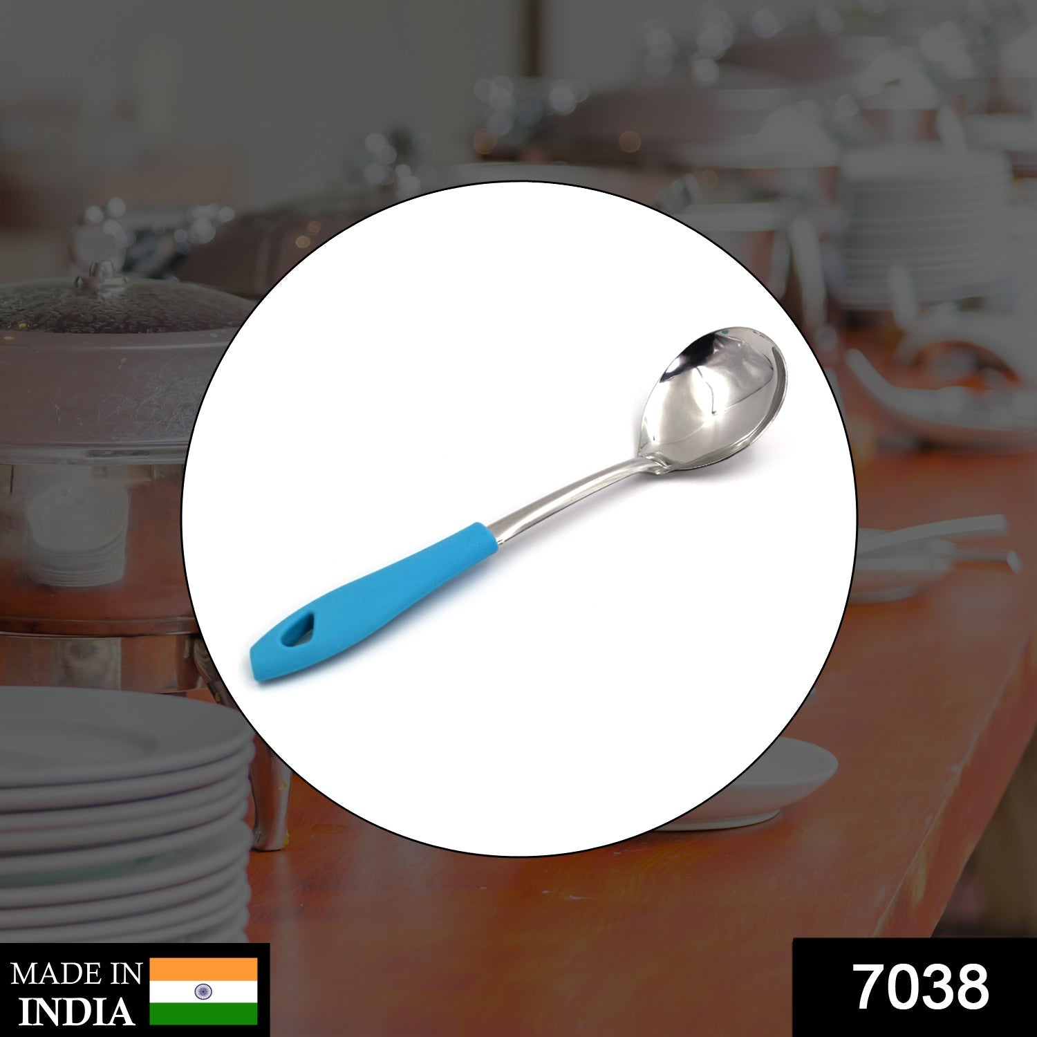 7038 SS Deep Serving Spoon N 1 used in all kinds of household and official places for serving and having food stuffs and items. 7038 SS Deep Serving Spoon N 1 used in all kinds of household and official places for serving and having food stuffs and items.